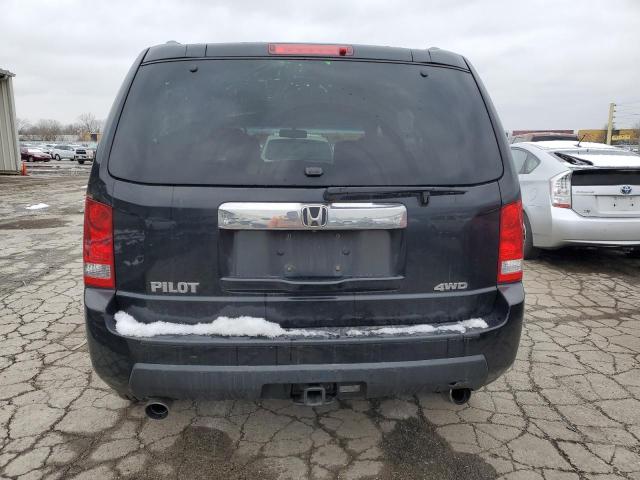 5FNYF4H67BB017027 - 2011 HONDA PILOT EXL BLACK photo 6