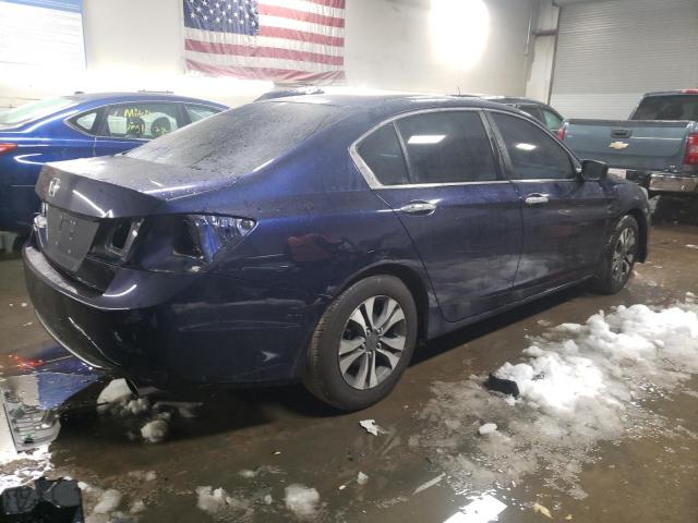 1HGCR2F34DA110423 - 2013 HONDA ACCORD LX BLUE photo 3