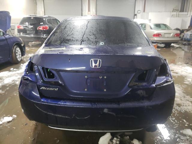 1HGCR2F34DA110423 - 2013 HONDA ACCORD LX BLUE photo 6