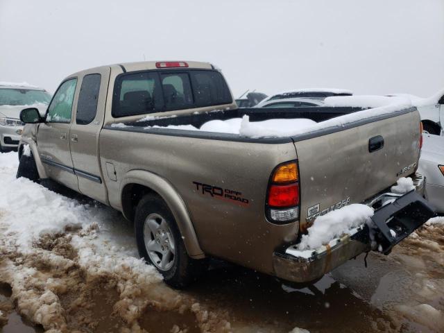 5TBBT44163S332772 - 2003 TOYOTA TUNDRA ACCESS CAB SR5 TAN photo 2