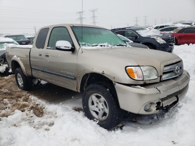 5TBBT44163S332772 - 2003 TOYOTA TUNDRA ACCESS CAB SR5 TAN photo 4