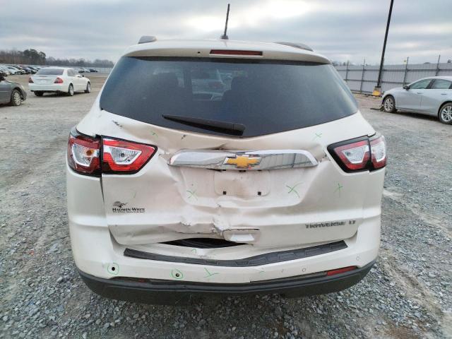 1GNKRGKD3FJ333276 - 2015 CHEVROLET TRAVERSE LT WHITE photo 6