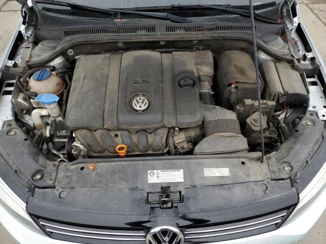 3VWDP7AJ8DM403978 - 2013 VOLKSWAGEN JETTA SE SILVER photo 11