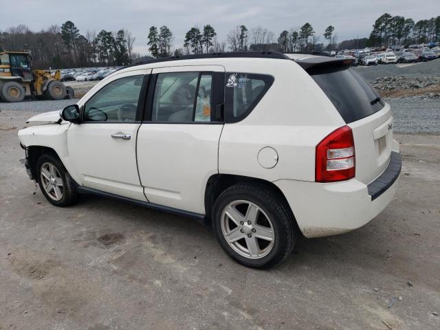 1J8FT47WX7D291007 - 2007 JEEP COMPASS WHITE photo 2