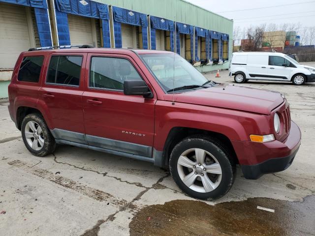 1J4NT4GB5BD151286 - 2011 JEEP PATRIOT LATITUDE BURGUNDY photo 4