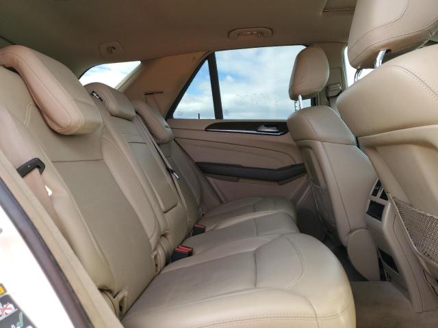 4JGDA5HB6EA395719 - 2014 MERCEDES-BENZ ML 350 4MATIC WHITE photo 10