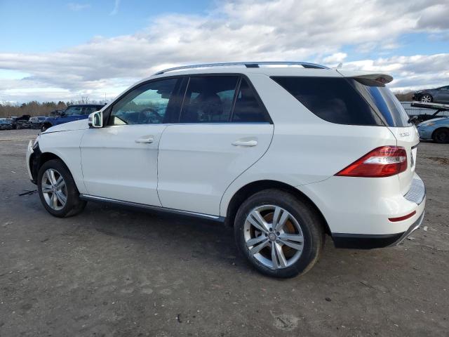 4JGDA5HB6EA395719 - 2014 MERCEDES-BENZ ML 350 4MATIC WHITE photo 2