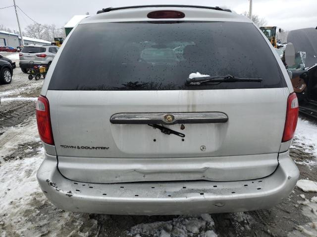 1A4GP45R56B656727 - 2006 CHRYSLER TOWN & COU ვერცხლისფერი ფოტო 6