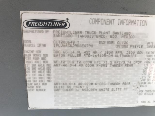 1FUJA6CK29DAE0790 - 2009 FREIGHTLINER CONVENTIONAL COLUMBIA  photo 10