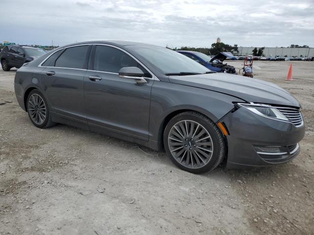 3LN6L2LU5GR603706 - 2016 LINCOLN MKZ HYBRID GRAY photo 4