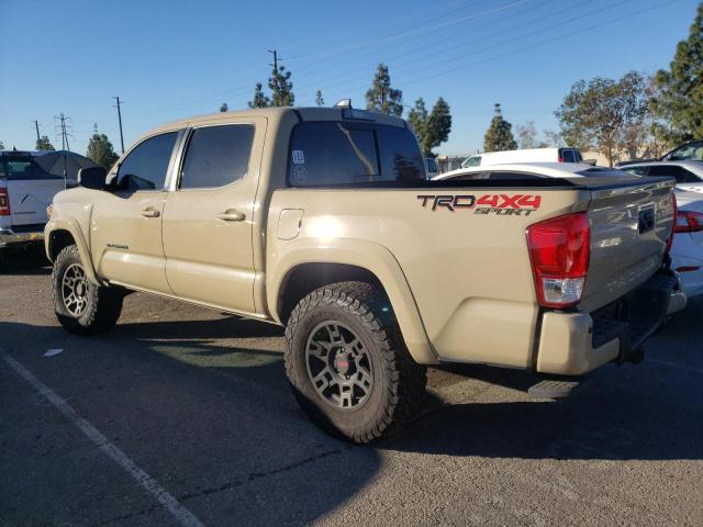 3TMCZ5AN8HM101788 - 2017 TOYOTA TACOMA DOUBLE CAB CREAM photo 2