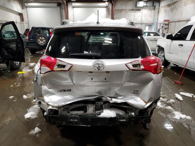 JTMBFREV0FJ022602 - 2015 TOYOTA RAV4 LE SILVER photo 6