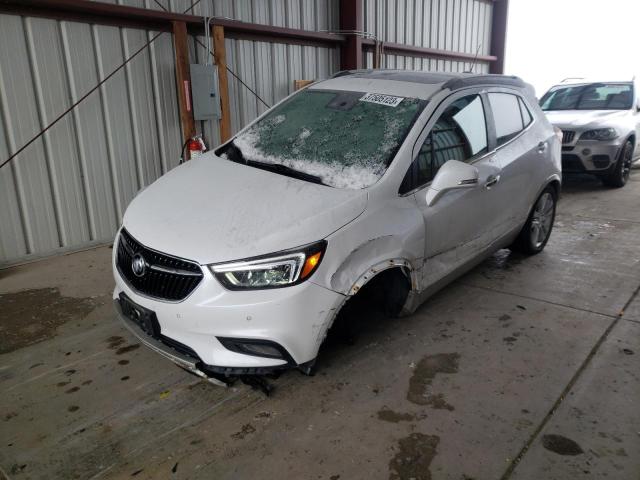 KL4CJHSB8HB028193 - 2017 BUICK ENCORE PREMIUM WHITE photo 1