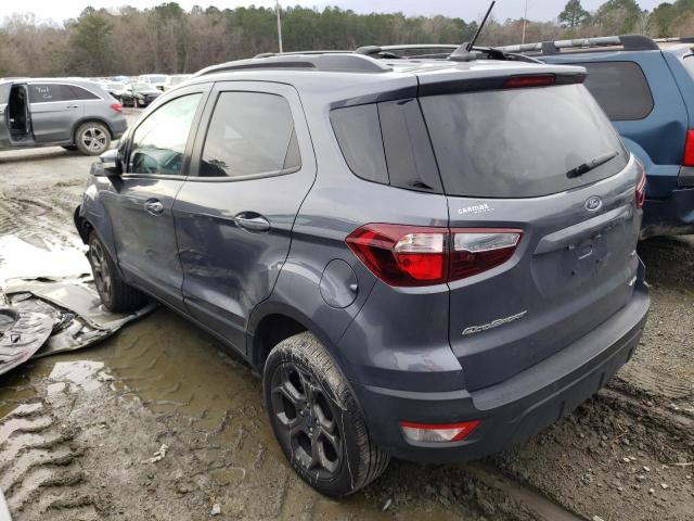 MAJ6P1CL8JC237732 - 2018 FORD ECOSPORT SES GRAY photo 2