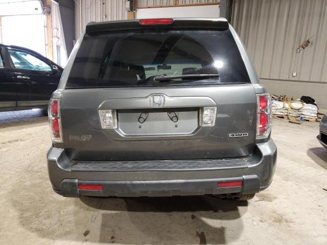 5FNYF18688B012183 - 2008 HONDA PILOT EXL SILVER photo 6