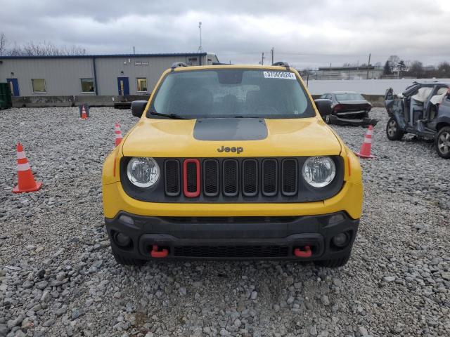 ZACCJBCB6HPG56910 - 2017 JEEP RENEGADE TRAILHAWK YELLOW photo 5