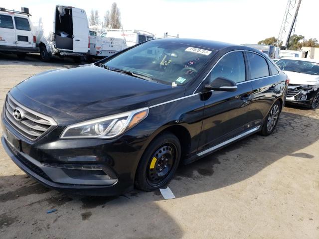 5NPE34AF8FH063172 - 2015 HYUNDAI SONATA SPORT BLACK photo 1