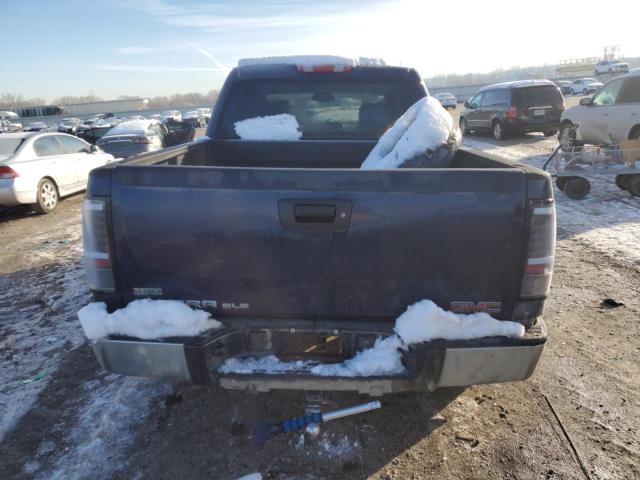 3GTRKVE36AG236523 - 2010 GMC SIERRA K1500 SLE BLUE photo 6