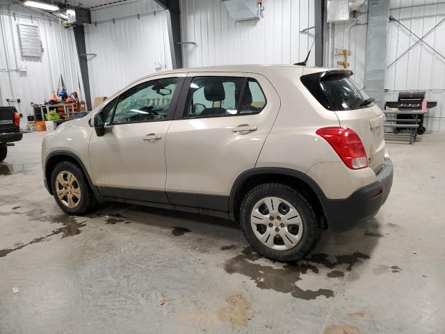 3GNCJKSB9DL214828 - 2013 CHEVROLET TRAX LS CREAM photo 2