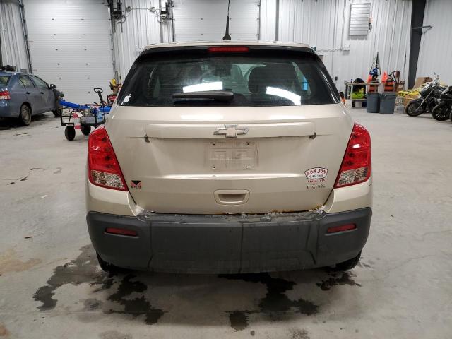 3GNCJKSB9DL214828 - 2013 CHEVROLET TRAX LS CREAM photo 6