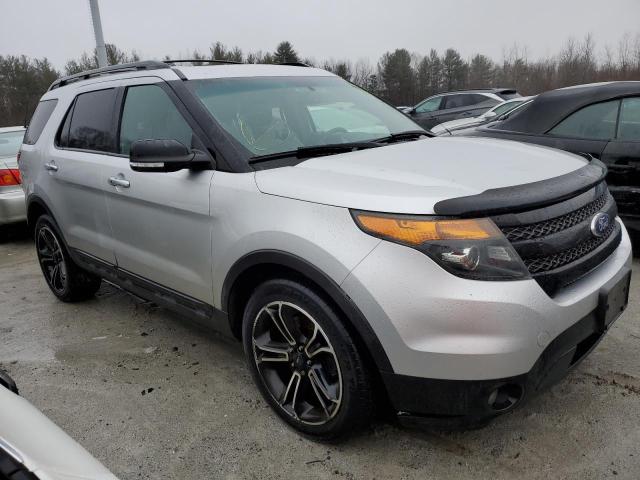 1FM5K8GT7EGC43815 - 2014 FORD EXPLORER SPORT SILVER photo 4