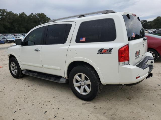 5N1AA0NC2EN606216 - 2014 NISSAN ARMADA SV WHITE photo 2