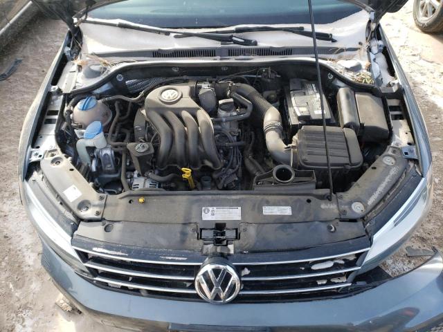 3VW2K7AJ5FM336345 - 2015 VOLKSWAGEN JETTA BASE GRAY photo 11