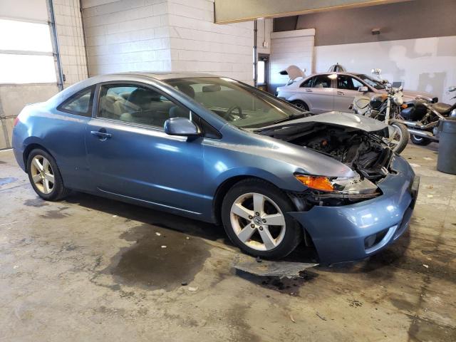 2HGFG12888H567287 - 2008 HONDA CIVIC EX BLUE photo 4