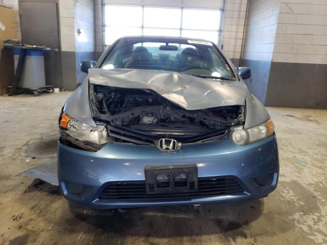 2HGFG12888H567287 - 2008 HONDA CIVIC EX BLUE photo 5