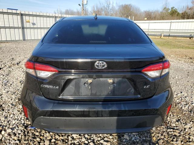 5YFEPMAE8MP234918 - 2021 TOYOTA COROLLA LE BLACK photo 6