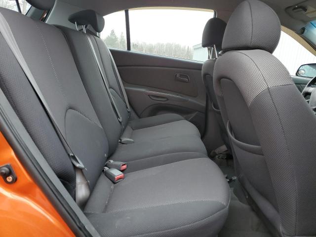 KNADE163486310359 - 2008 KIA RIO 5 SX ORANGE photo 10