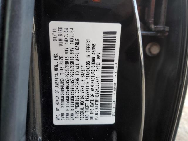 5J8TB1H29BA007529 - 2011 ACURA RDX BLACK photo 13