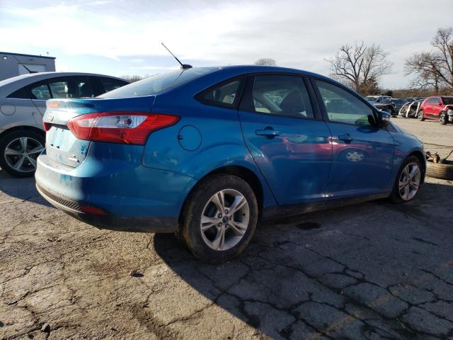 1FADP3F27DL123764 - 2013 FORD FOCUS SE BLUE photo 3