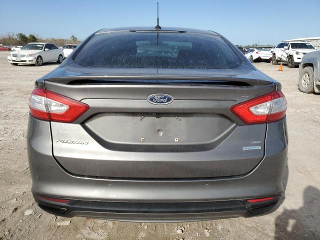 3FA6P0H90DR317264 - 2013 FORD FUSION SE GRAY photo 6