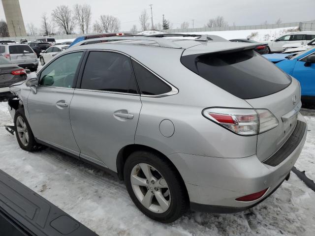 2T2BK1BA3CC132867 - 2012 LEXUS RX 350 SILVER photo 2