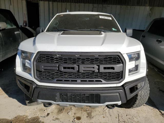 1FTFW1RG8KFD16826 - 2019 FORD F150 RAPTOR WHITE photo 5