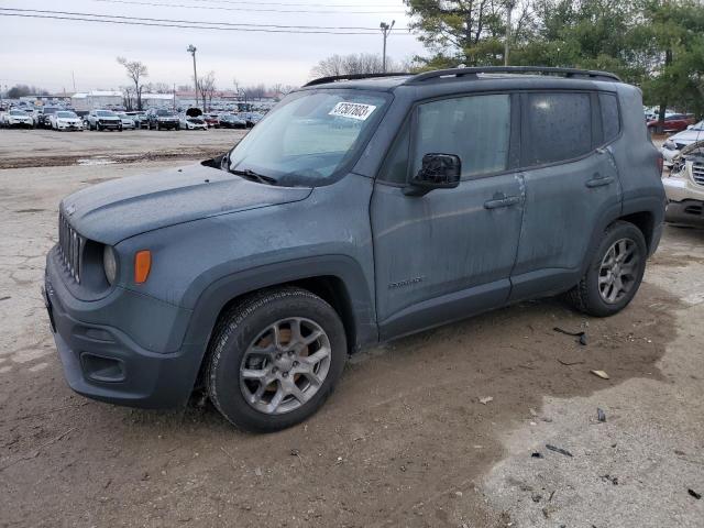 ZACCJABB2JPJ37643 - 2018 JEEP RENEGADE LATITUDE GRAY photo 1