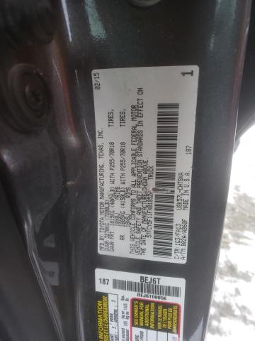 5TFCY5F11FX018526 - 2015 TOYOTA TUNDRA DOUBLE CAB SR/SR5 GRAY photo 12