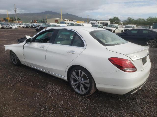 55SWF4JBXJU266658 - 2018 MERCEDES-BENZ C 300 WHITE photo 2