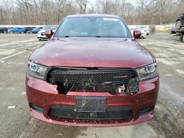 1C4RDJDG4KC663775 - 2019 DODGE DURANGO GT BURGUNDY photo 5