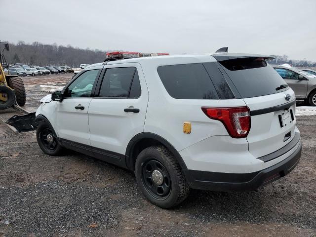 1FM5K8ARXJGA71254 - 2018 FORD EXPLORER POLICE INTERCEPTOR WHITE photo 2