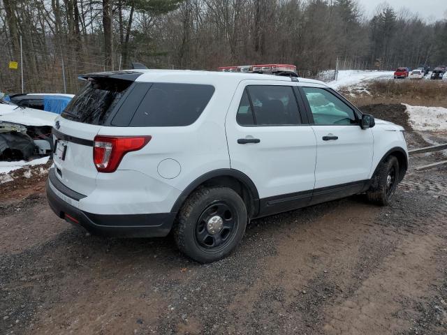1FM5K8ARXJGA71254 - 2018 FORD EXPLORER POLICE INTERCEPTOR 白色 照片 3