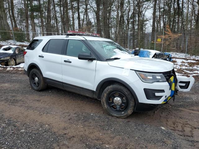 1FM5K8ARXJGA71254 - 2018 FORD EXPLORER POLICE INTERCEPTOR WHITE photo 4