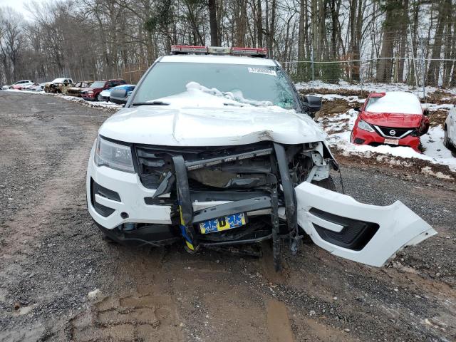 1FM5K8ARXJGA71254 - 2018 FORD EXPLORER POLICE INTERCEPTOR 白色 照片 5