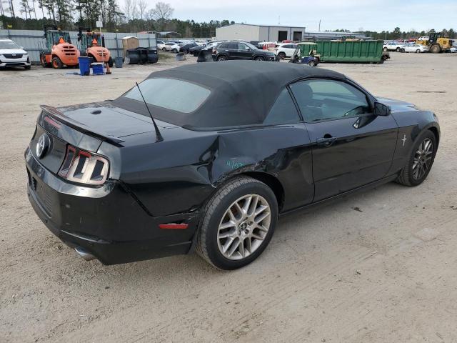 1ZVBP8EM6E5216554 - 2014 FORD MUSTANG BLACK photo 3