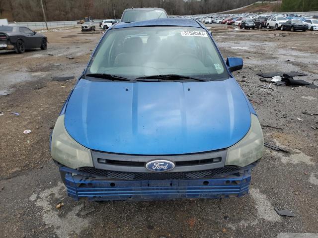 1FAHP3GN9AW286520 - 2010 FORD FOCUS SES BLUE photo 5