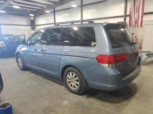 5FNRL3H66AB071585 - 2010 HONDA ODYSSEY EXL BLUE photo 2