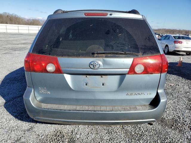 5TDZA23C56S450884 - 2006 TOYOTA SIENNA CE BLUE photo 6