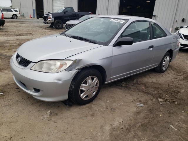 1HGEM22134L038338 - 2004 HONDA CIVIC DX VP SILVER photo 1