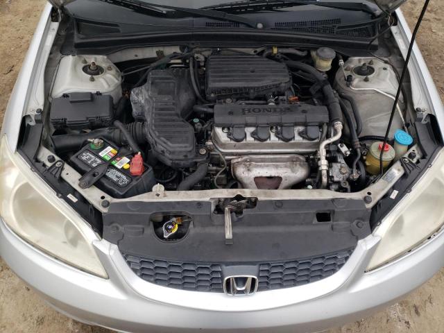 1HGEM22134L038338 - 2004 HONDA CIVIC DX VP Silber Foto 11